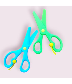 Scissors Plastic Safe Round Head|pc