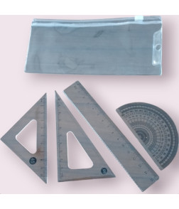 Ruler Plastic Philsino 4-pcs|Set